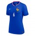 Maglie da calcio Francia Eduardo Camavinga #6 Prima Maglia Femminile Europei 2024 Manica Corta